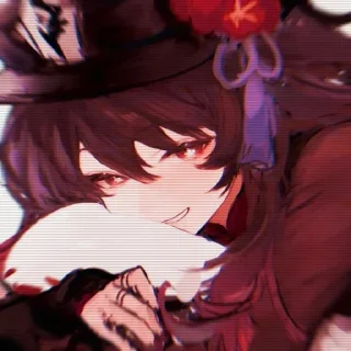 🎸 emoji ᠂ ⚘ ˚ ⚘ ᠂𝙷𝚞 𝚃𝚊𝚘 | @genshinbyevico Telegram sticker 21 of 31