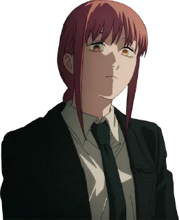 😐 emoji Makima Telegram sticker 21 of 77