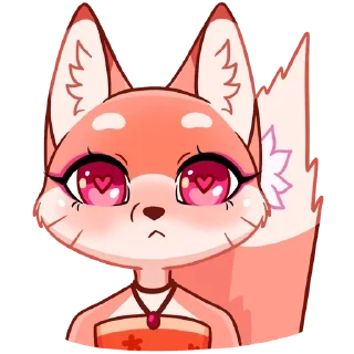 🌟 emoji кицунэ аи | @stickbyjenna Telegram sticker 8 of 47
