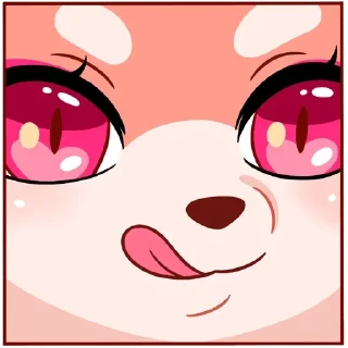 🌟 emoji кицунэ аи | @stickbyjenna Telegram sticker 24 of 47