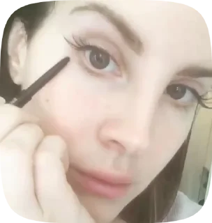 💄 emoji LANA DEL REY (from ryu) Telegram sticker 21 of 120