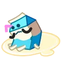 😭 emoji Cookie and Milky Telegram sticker 14 of 21