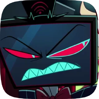 📺 emoji БОЛЬШЕ ⇨ @CLOOBHUB ВОКС ОТЕЛЬ ХАЗБИН VOX HAZBIN ТГ Telegram sticker 9 of 105