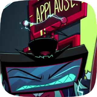🤬 emoji БОЛЬШЕ ⇨ @CLOOBHUB ВОКС ОТЕЛЬ ХАЗБИН VOX HAZBIN ТГ Telegram sticker 10 of 105