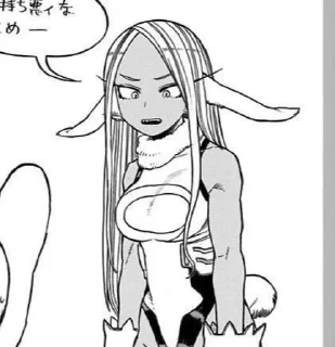 🐇 emoji Mirko & Hawks BNHA Telegram sticker 5 of 64