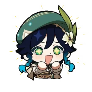 🤩 emoji Венти Telegram sticker 21 of 115