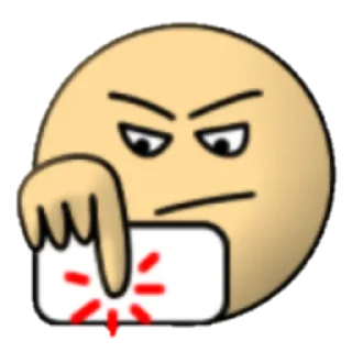 😠 emoji Дурак Telegram sticker 17 of 25