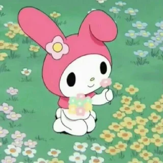 🌟 emoji my melody Telegram sticker 10 of 18