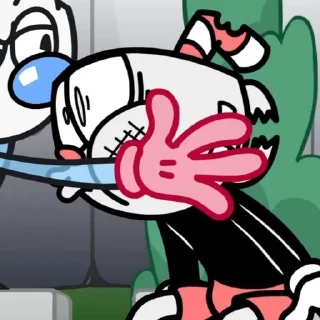 😵 emoji Cuphead dlc rap @cupheadmug Telegram sticker 15 of 59