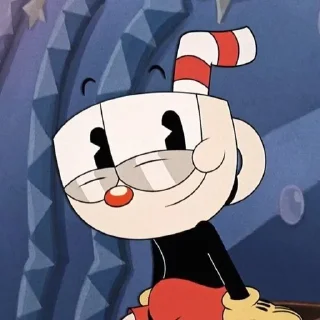 😊 emoji Cuphead by @mapleww Telegram sticker 13 of 41