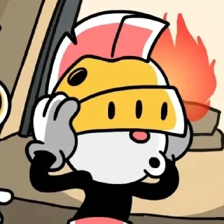 😯 emoji Cuphead dlc rap @cupheadmug Telegram sticker 18 of 59
