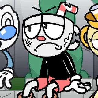 😠 emoji Cuphead dlc rap @cupheadmug Telegram sticker 10 of 59