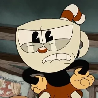 😠 emoji Cuphead by @mapleww Telegram sticker 8 of 41