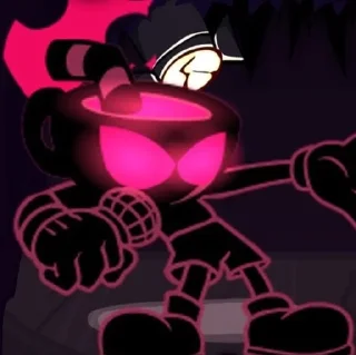 Sticker from NIGHTMARE CUPHEAD