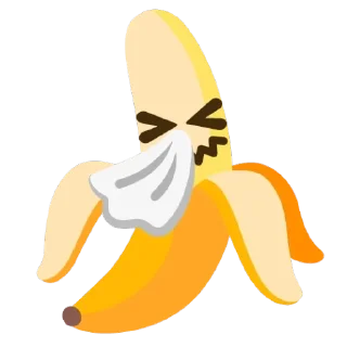 🤧 emoji Banana Telegram sticker 23 of 30