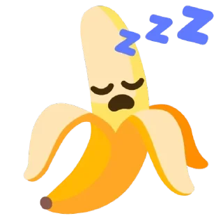 💤 emoji Banana Telegram sticker 9 of 30