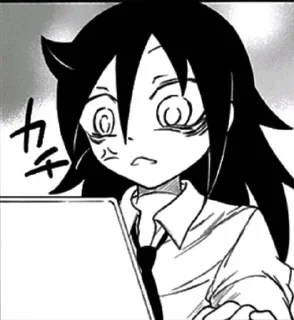 💢 emoji WataMote manga Telegram sticker 8 of 120