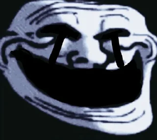🌟 emoji 🥶Coldest TrollFace🥶 Telegram sticker 4 of 51