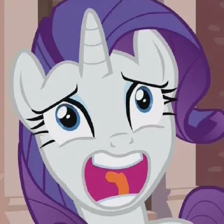 😫 emoji Ponyies Telegram sticker 13 of 15
