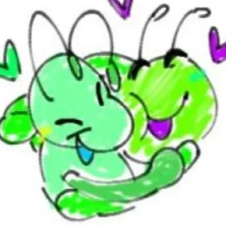 🥰 emoji hoppoooo || bugbo by @d0gy_k Telegram sticker 6 of 12