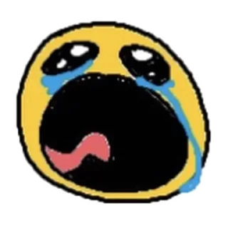 😭 emoji Eᴛhᴀn Flᴀʍingᴇllᴇ. Telegram sticker 14 of 108