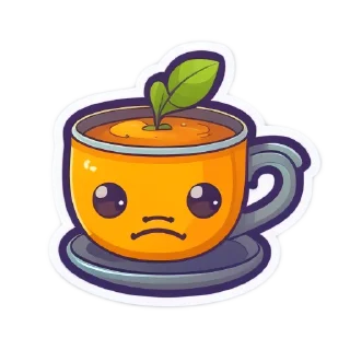 🥑 emoji HotTea Telegram sticker 10 of 16