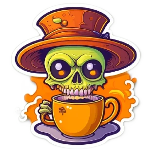🥑 emoji HotTea Telegram sticker 11 of 16