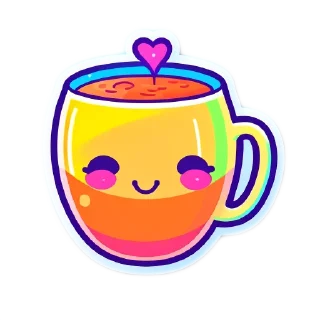 🥑 emoji HotTea Telegram sticker 12 of 16