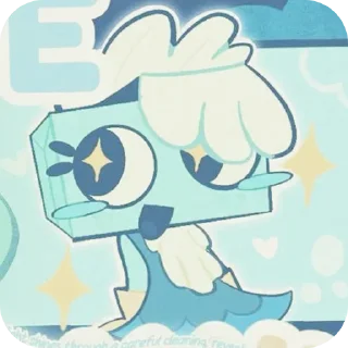 🧹 emoji <🩵---)🌀Tisha🌀(---🩵> Telegram sticker 14 of 89