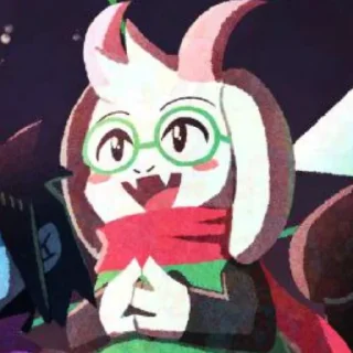 ⚪ emoji Ralsei-->@info_ush-->@Undertale_sweet_home Telegram sticker 12 of 85