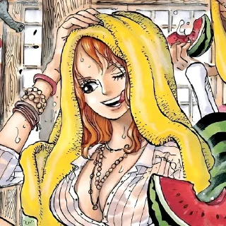 😛 emoji Nami the woman that you are Telegram sticker 7 of 12