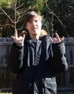 🤟 emoji Mrbeast😋💓 Telegram sticker 9 of 44