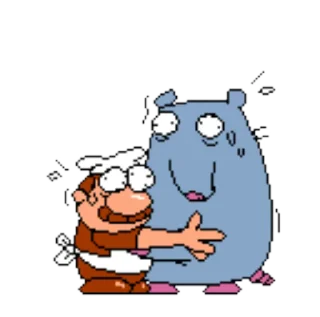 😳 emoji Gustavo x Brick @pizzza_tower Telegram sticker 16 of 40