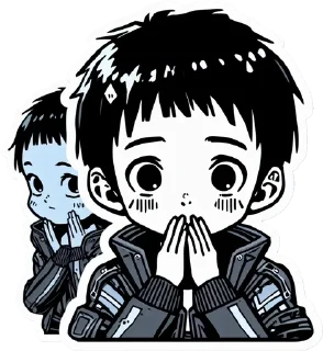 🫣 emoji Cyberpack_by_Kakтuc Telegram sticker 17 of 30