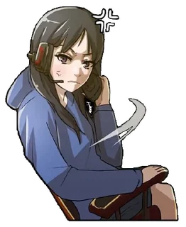 😠 emoji GIRLFRCH @dunteksrs Telegram sticker 12 of 90