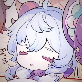 🌟 emoji Ganyu [ @seculy ] lalalalala Telegram sticker 12 of 80