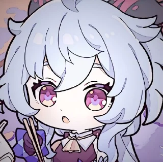 🌟 emoji Ganyu [ @seculy ] lalalalala Telegram sticker 16 of 80