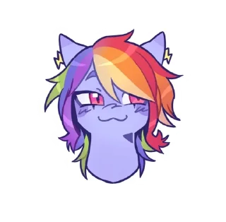 😈 emoji silly ponies by @miaumt Telegram sticker 7 of 14