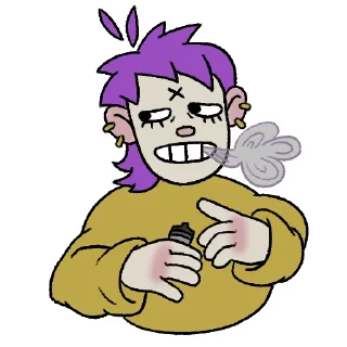 😛 emoji possum-chan Telegram sticker 16 of 32