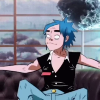 🤯 emoji Gorillaz @this_is_sticker_party Telegram sticker 15 of 41