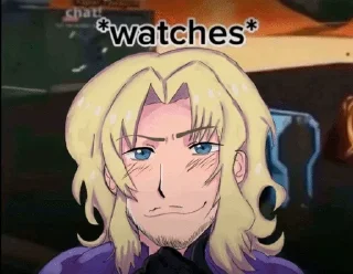 Sticker from *watches* hetalia
