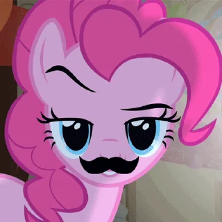 😏 emoji Pinkie Pie Animated Telegram sticker 13 of 64