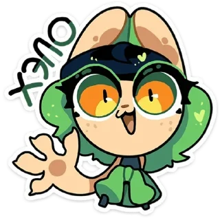 👋 emoji Кислая Кошечка Telegram sticker 1 of 120