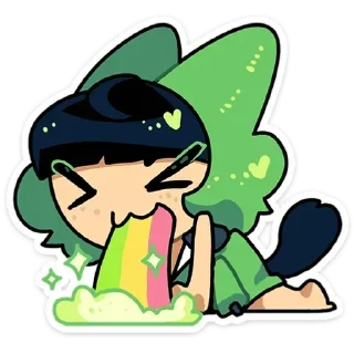 🌈 emoji Кислая Кошечка Telegram sticker 8 of 120