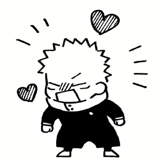 🥰 emoji Юдзи Итадори|JJK. От Фурдо😘 Telegram sticker 19 of 120