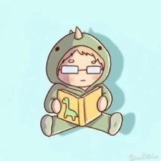 📚 emoji тсукишима Telegram sticker 5 of 12