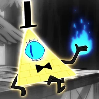 🔥 emoji Bill Cipher @X4DCC72 Telegram sticker 14 of 25