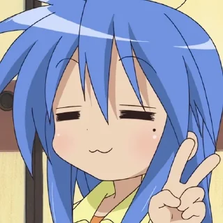 💤 emoji Konata izumi @kiwiys Telegram sticker 22 of 120
