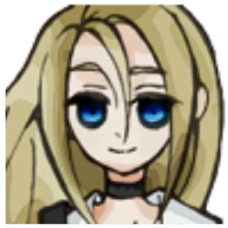 🙂 emoji Rachel Gardner (game) Telegram sticker 11 of 14