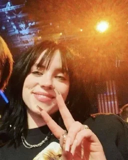 ✌️ emoji Billie Eilish hot Telegram sticker 6 of 120
